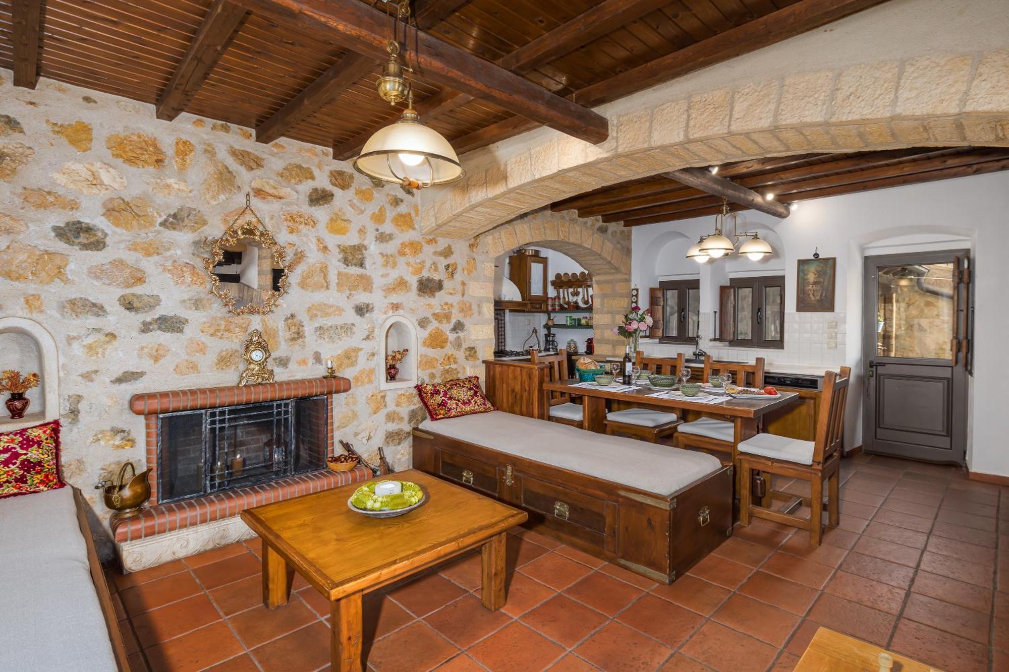 Villa Four Seasons Stonework Castle Lagonisi Exterior foto